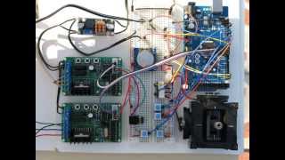 Electrónica de Seguidor solar  Heliostato con Arduino [upl. by Schilt]