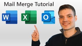 How to Mail Merge in Word Excel amp Outlook [upl. by Eggleston]