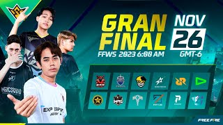 Gran Final  Free Fire World Series 2023 [upl. by Lemor]