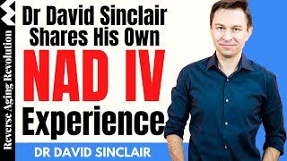 Dr David Sinclair Shares His Own NAD IV Therapy Experience  Dr David Sinclair Interview Clips [upl. by Jeroma886]