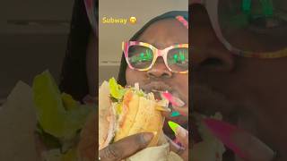 Subway The Beast 😋 more videos on my channelLike Comment SUBSCRIBE 🤩🤎✌🏾latest foodie subscribe [upl. by Major]