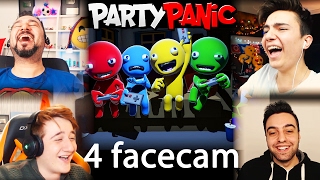 YOUTUBERLER PARTİDE  4 FACECAM PARTY PANIC [upl. by Keslie817]