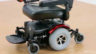 Merits Vision Super 450lb Capacity Mid Wheel Drive Powerbase Wheelchair [upl. by Amat]