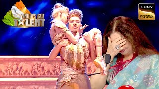 Kamagraphy के इस Steamy Act को देख छुप गई Kirron Ji  Indias Got Talent 8  Full Episode [upl. by Gundry]