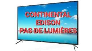 113 CONTINENTAL EDISON SMART TV PANNE POWER SUPPLY PAS DE LUMIÈRE [upl. by Dnob]