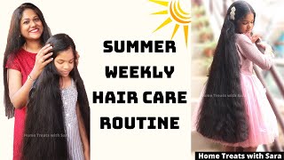 HAIR CARE SECRETS UNVEILED SUMMER HAIR CARE☀️HAIR OIL HOMEMADE  LONG HEALTHY HAIR  vlog [upl. by Hamil]