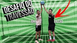 DESAFIO DO TRAVESSÃO COM FALCÃO [upl. by Anoirb]