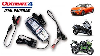 Chargeur Tecmate Optimate 4 dual program [upl. by Waddell488]