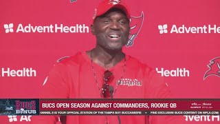 2024 Season Preview Buccaneers quotexcitedquot for opener against Commanders  Bucs Bonus [upl. by Yorled290]