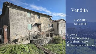 CASA DEL SUGHERO Terratetto in Vendita a Borgo a Mozzano LU da ristrutturare RIF 1581 [upl. by Garald754]