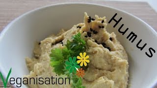 Leckerer Hummus zubereitet von Veganisation Rezept Vegan Online Shop [upl. by Rizzo]