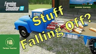 Avoid Losing FS22 Pallets During Transport [upl. by Nolasba45]