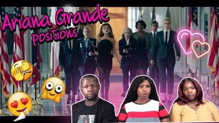 😳😳Yasss  Ariana Grande  positions official video  REACTION [upl. by Boland]