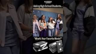 1999 Asking High Schoolers “what’s your favorite movie” [upl. by Mansfield51]