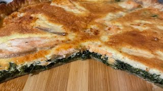 Quiche saumon épinard 😋😋 [upl. by Hnaht677]