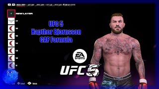 UFC 5  Hapthor Bjornsson CAF Formula [upl. by Sup]