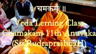 Chamakam 11th Anuvaka Veda Class [upl. by O'Neil]