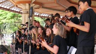 Ukulele Festival Hawaii 2015 – Langley Ukulele Ensemble Canada [upl. by Ronaele367]