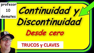 👉 CONTINUIDAD de una función Concepto Ejemplos 🔝 Tipos de discontinuidad [upl. by Rebba]