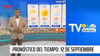 Pronóstico del tiempo Jueves 12 de septiembre 2024  TV Tiempo [upl. by Bixler586]