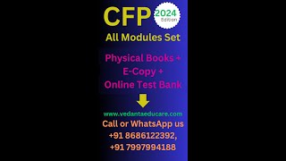 CFP  All Modules Set Latest 2024 Edition  Order from website or App [upl. by Anatsirhc]