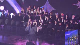 Idols reaction to fifty fifty gravity at kgma 2024 [upl. by Aneleiram47]