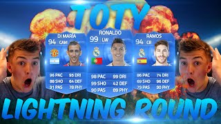 FIFA 15 OMFG 50K LIGHTNING ROUND PACKS  TOTY PACK OPENING [upl. by Castorina]