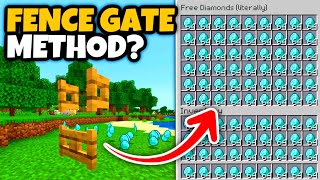 Extremely FAST DUPLICATION GLITCH in Minecraft Bedrock Edition 12051 [upl. by Asenab]