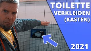 Tutorial Unterputzspülkasten verkleiden selber machen 2021 [upl. by Ettigirb682]