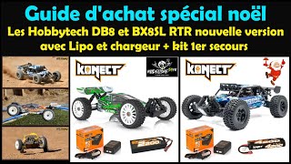 Les DB8 et BX8SL de chez Hobbytech en version Lipo chargeur et kit 1er secours Spécial noël 2023 [upl. by Niarb909]