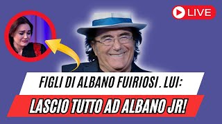 Figli di ALBANO CARRISI furiosi LASCIA TUTTO AD albano jr [upl. by Francesco]