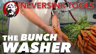 The Bunch Washer to Efficiently Wash Carrots Beets Radish [upl. by Frangos]