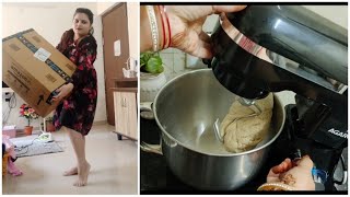 अब बनेगी मुझसे Soft amp Perfect RotiGet a mess free kitchen with the AGARO Stand Mixer Review amp Demo [upl. by Heimer]