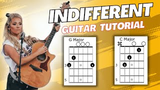 Indifferent Megan Moroney Guitar Tutorial [upl. by Ramo981]