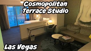 Cosmopolitan Las Vegas Terrace Studio Room Tour [upl. by Hillery639]