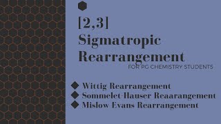 23 Sigmatropic Rearrangement [upl. by Kaete]