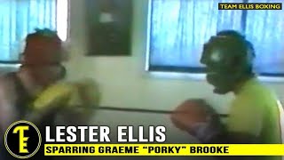 UNREAL FOOTAGE LESTER ELLIS amp GRAEME quotPORKYquot BROOKE SPARRING [upl. by Ajidahk314]