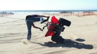 ATV four wheeling madness in Pismo Beach California [upl. by Eniamej]