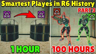 ULTIMATE 1000 IQ SMARTEST PLAYS In Siege History PART 3  Rainbow Six Siege [upl. by Legyn]