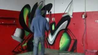 anamorphic illusion 3d graffiti [upl. by Aicirtap647]