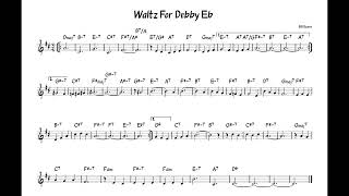 Eb Backing Track Waltz For Debby Piano Bass amp Drums 170 bpm [upl. by Ferna860]