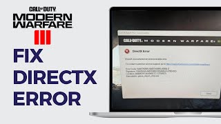 How to Fix DirectX Encountered an Unrecoverable Error in Call of Duty Warzone 30 [upl. by Faunie]