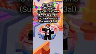 Checking my gift day 2 roblox plsdonate gift [upl. by Lounge]