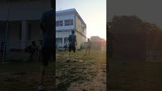 One touch football passing drill [upl. by Ellesirg]