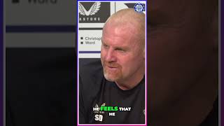 Dyche Reveals GameChanging Substitution Secrets evertonfc football premierleague [upl. by Eanert]