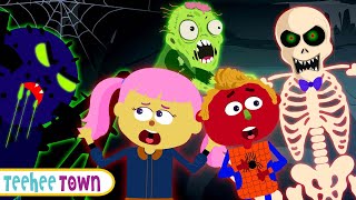 Haunted Tunnel Halloween Song  Spooky Scary Skeletons Songs By Teehee Town [upl. by Gilpin]