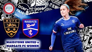 HIGHLIGHTS  SECWFL  Maidstone United FC v Margate FC Women A [upl. by Hgielac399]