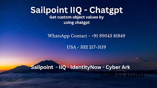 Get custom object values by using chatgptsailpoint identityiq [upl. by Nevek473]