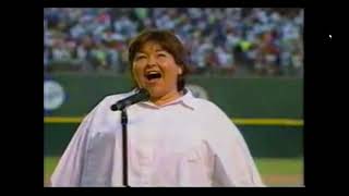 Roseanne Conner National Anthem 25th July 1990 Astros at Padres [upl. by Loni230]