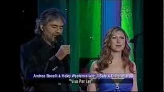 Vivo Per Lei Andrea Bochelli amp Hayley Westenra Vivo Per Lei LyricsLetraswmv [upl. by Sukramed]